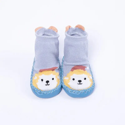 Winter Warm Baby Girls Boy Socks Kids Toddler Baby Boys Cartoon Animal Thick Warm Anti-Slip Socks Slippers Soft Shoe Socks