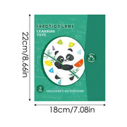 Children Magnetic Fraction Learning Math Toys Fraction Book Set Parish Teaching Aids Arithmetic Learning Educational Toys