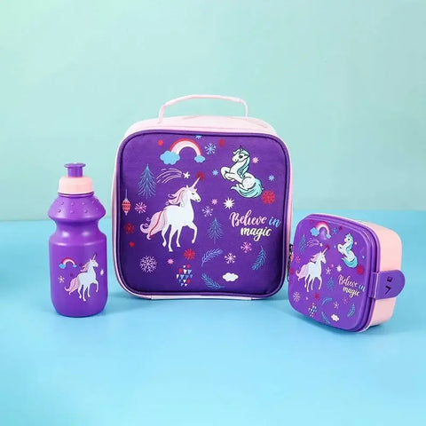 Insulated children lunch bag  for women cartoon unicorn bags for girl space cute lunch box bag bento bags women tote bags 보냉백