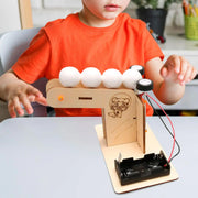 Electric Ball Pitching Machine - Advanced STEM Toy for Kids Age 4 and Up
