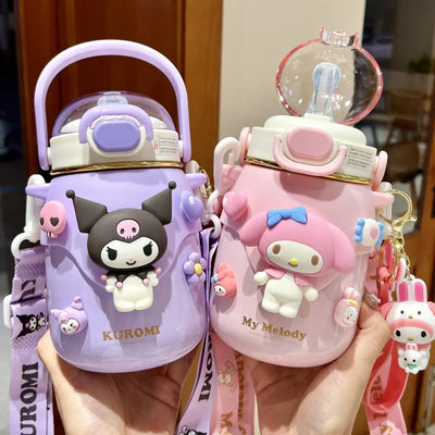 Sanrio Kuromi Kawaii Insulated Water Bottle