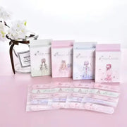 20pcs waterproof adhesive bandages in decorative packaging, perfect for kids' first aid needs, displayed with a floral vase.